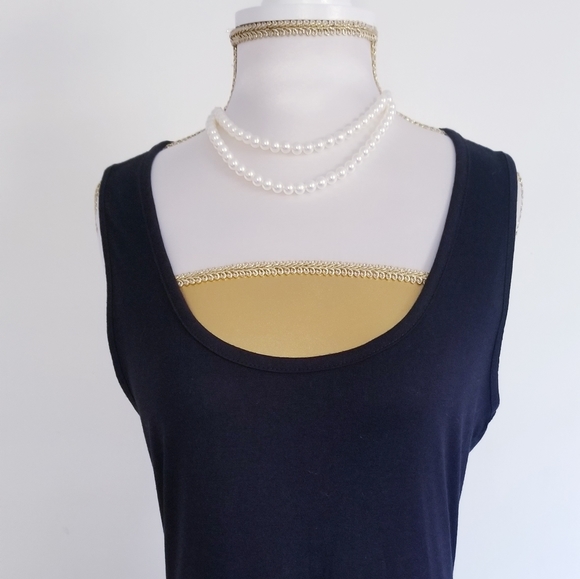 NEW Black Maxi Dress with Front Slits NWOT Size M - Picture 5 of 15